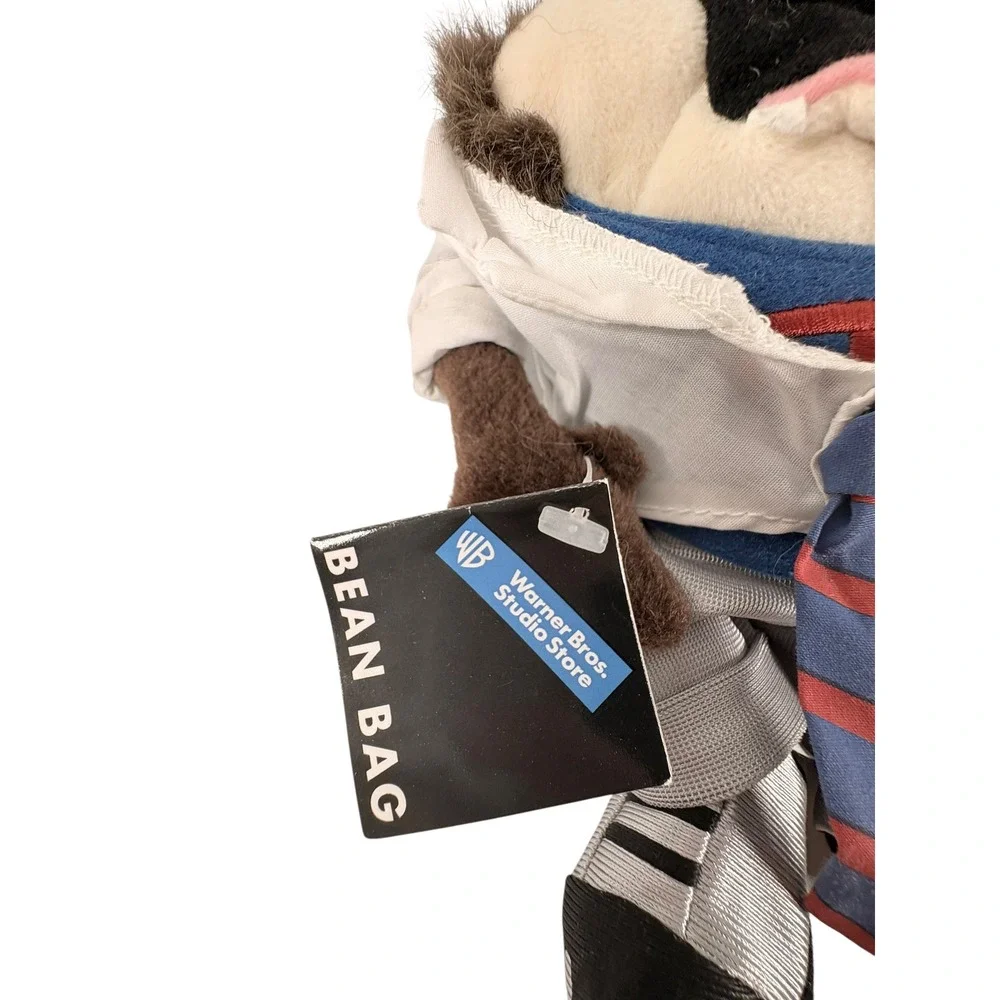 Warner Bros Taz Superman Plush Kids Brown New Vintage 1999 Bean Bag Clark Kent